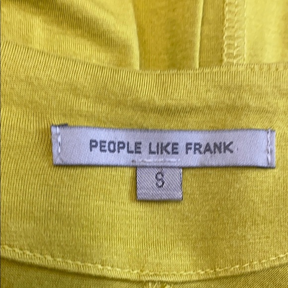 PEOPLE LIKE FRANK Sz S Gold-Green Soft Knit Jacket - Picture 6 of 8